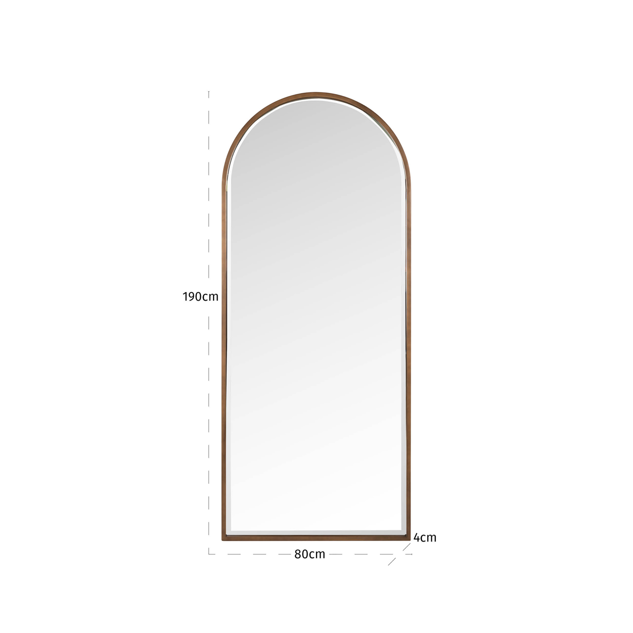 Spiegel Maylinn brushed gold - Richmond Interiors