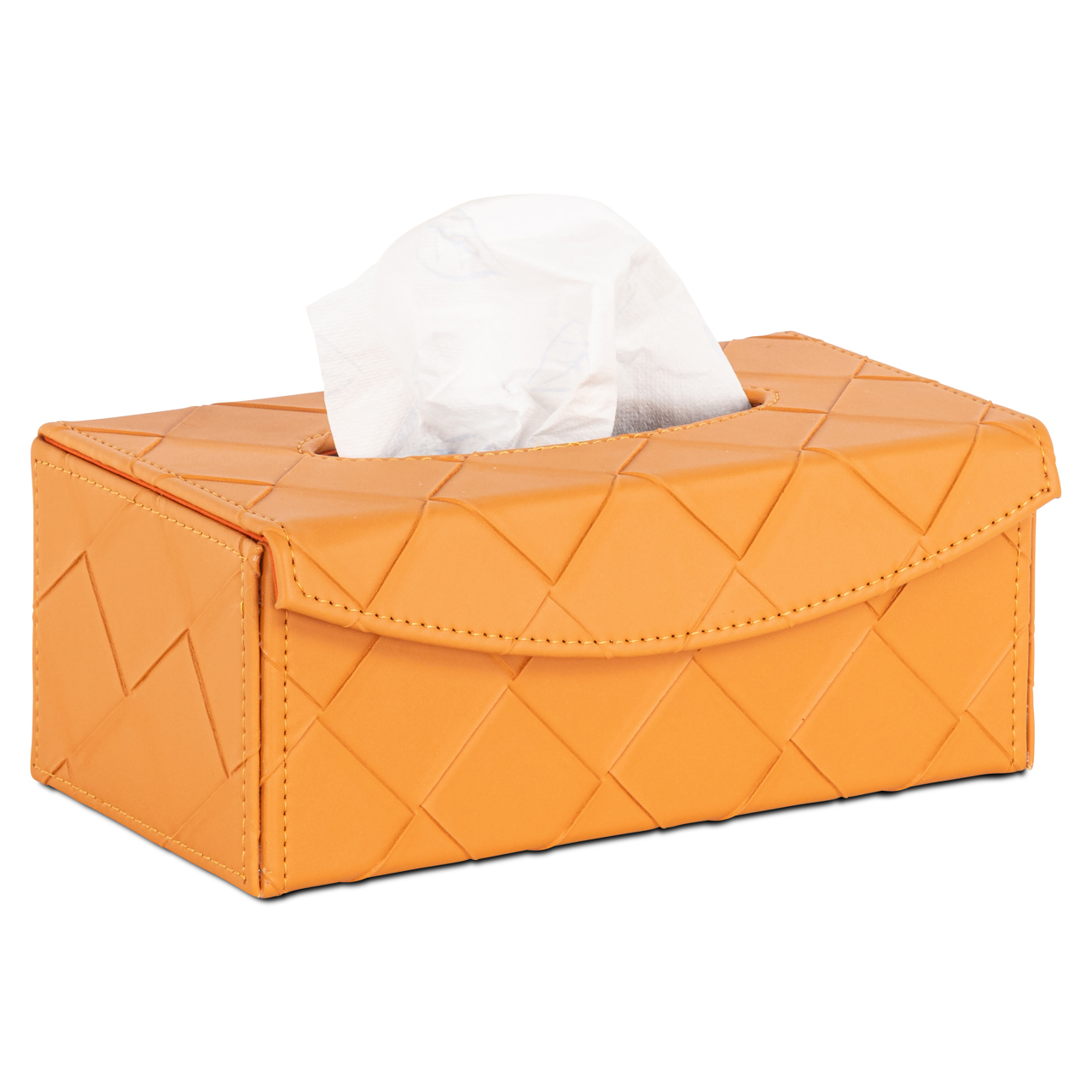 Dekoratives Objekt Molly orange tissue box (Pu Leder|Karton) - Richmond Interiors