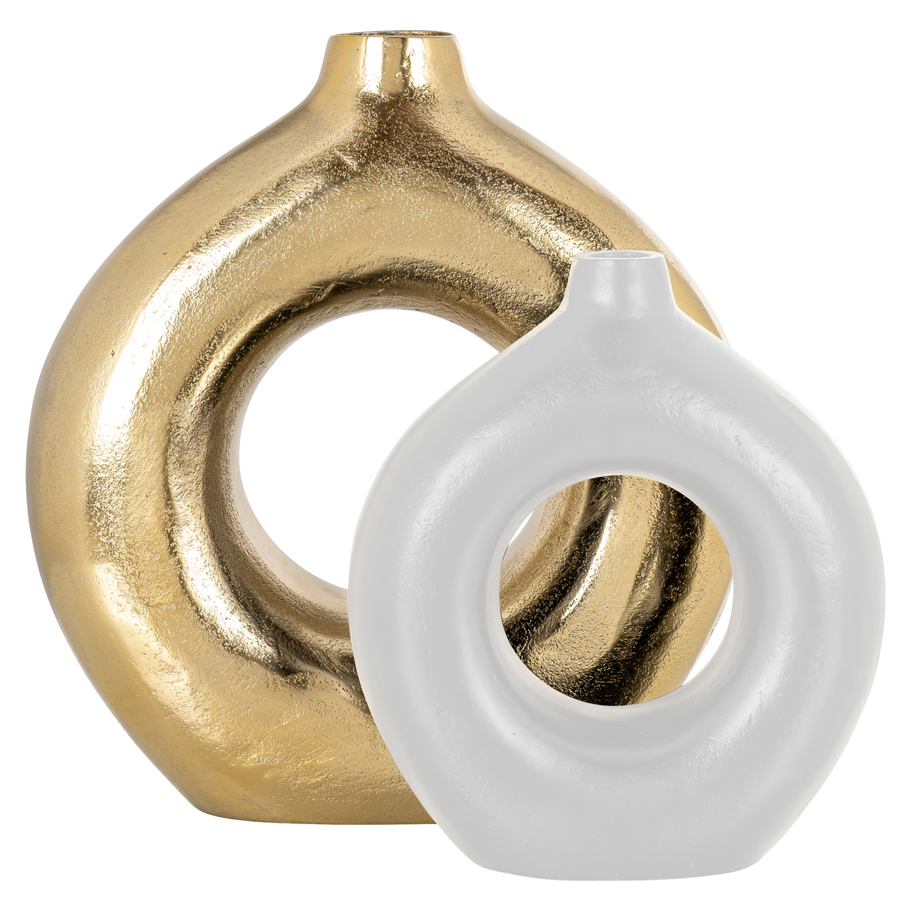 Vase Felicia gold (Aluminium) - Richmond Interiors