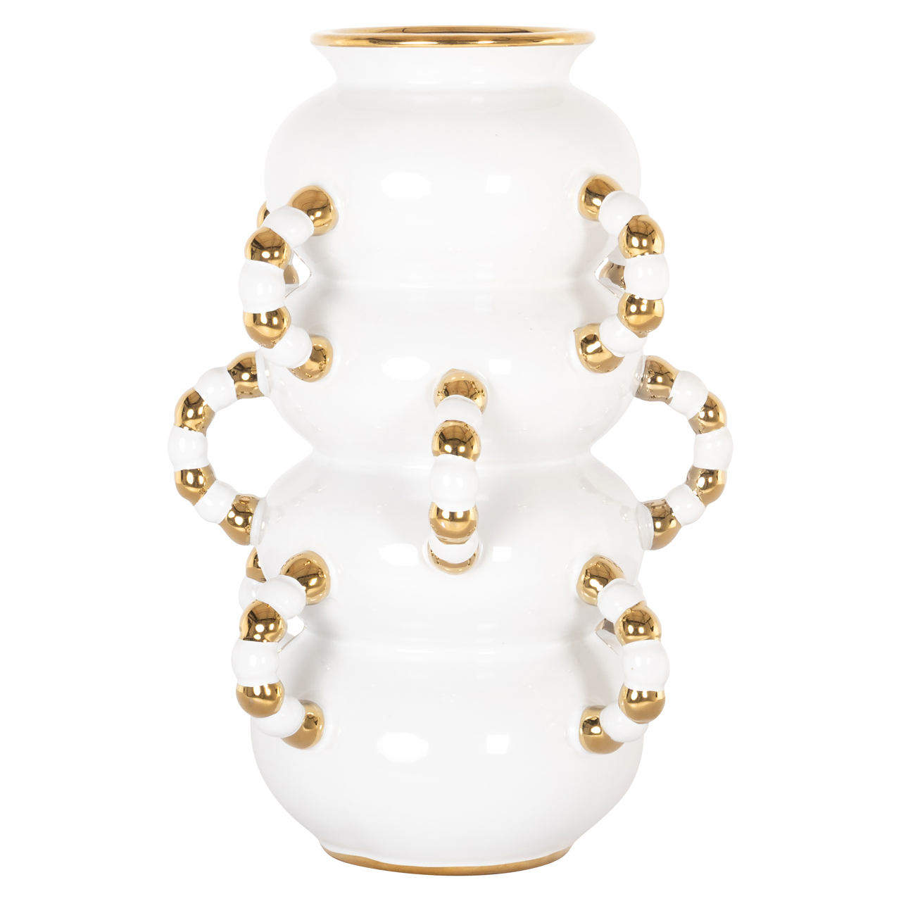 Pippy white small vase - Richmond Interiors