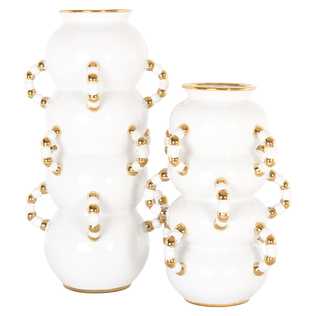Jarrón Pippy white small - Richmond Interiors