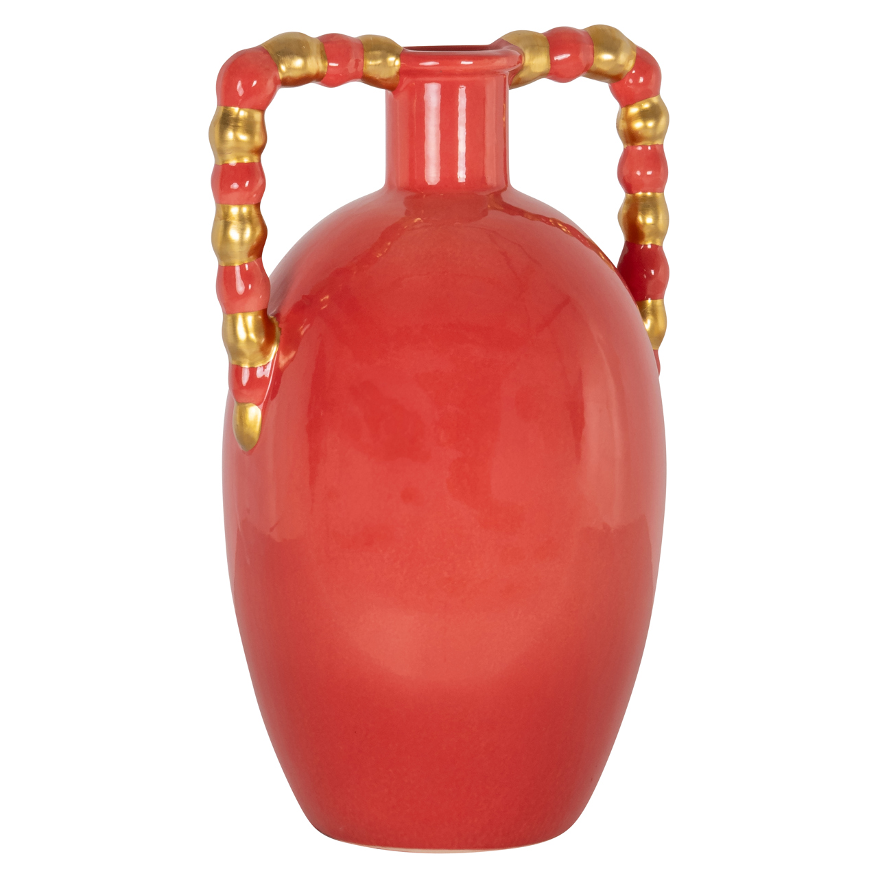 Vase Davita orange small (steengoed) - Richmond Interiors