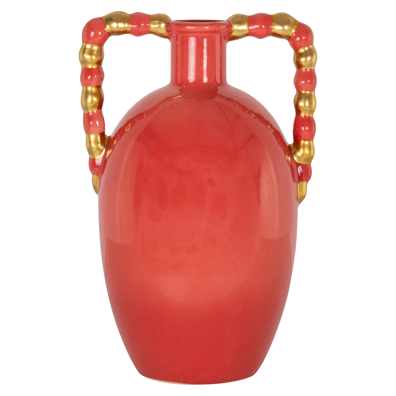 Vase Davita orange small (steengoed) - Richmond Interiors