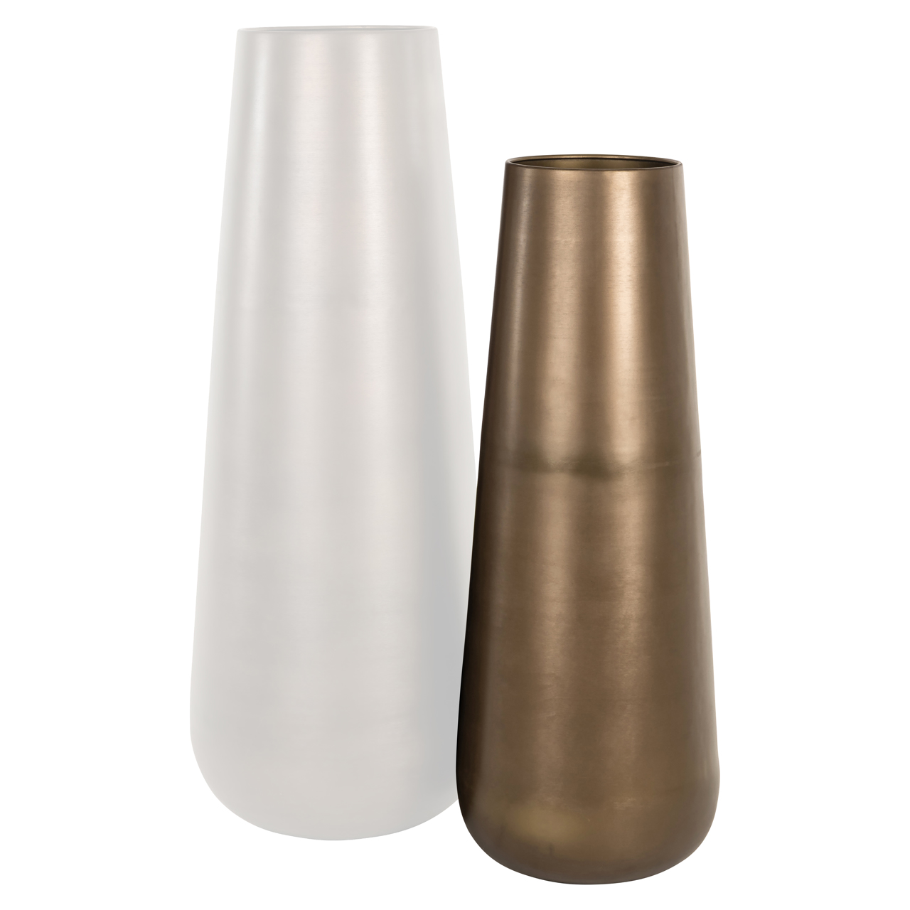 Vase Kenza brass antique small (Aluminium) - Richmond Interiors