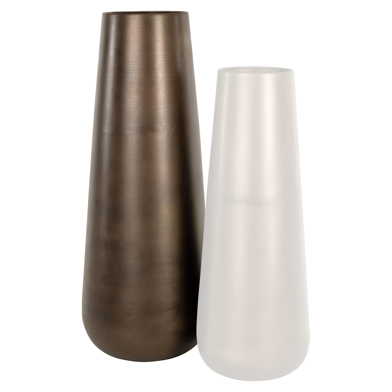 Vase Kenza brass antique large (Aluminium) - Richmond Interiors