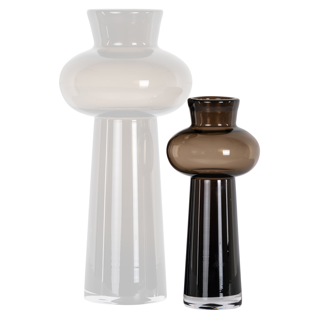 Vase Jamey brown small (Glas) - Richmond Interiors