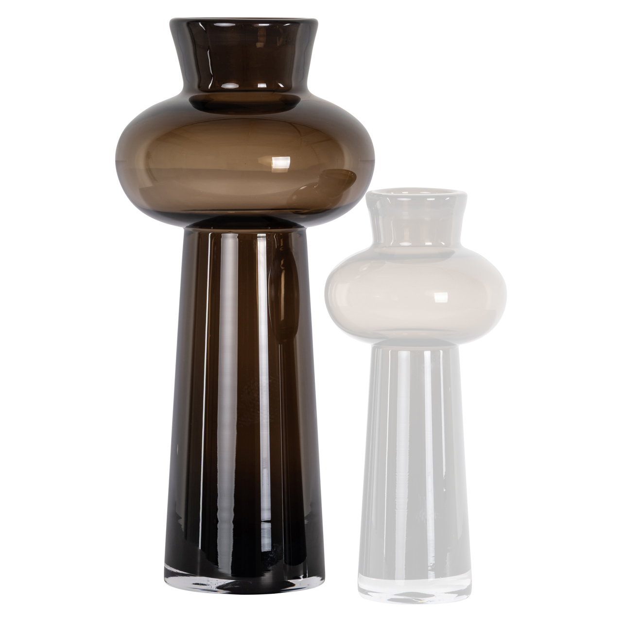 Vase Jamey brown large (Glas) - Richmond Interiors