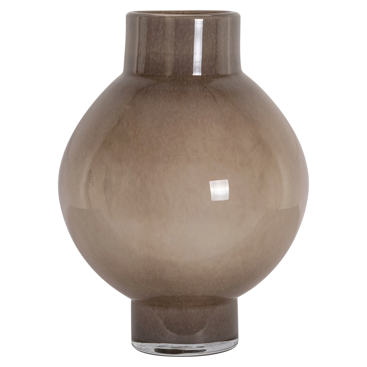 Vase Celina taupe large (Glas) - Richmond Interiors
