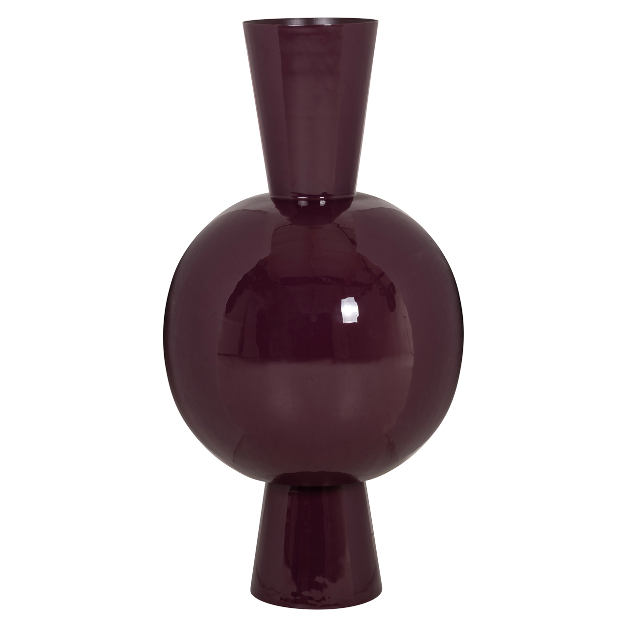Vase Avine burgundy (Ijzer|Emaille) - Richmond Interiors