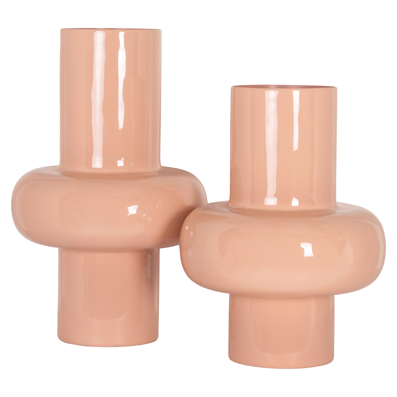 Vase Alison salmon large (Ijzer|Emaille) - Richmond Interiors