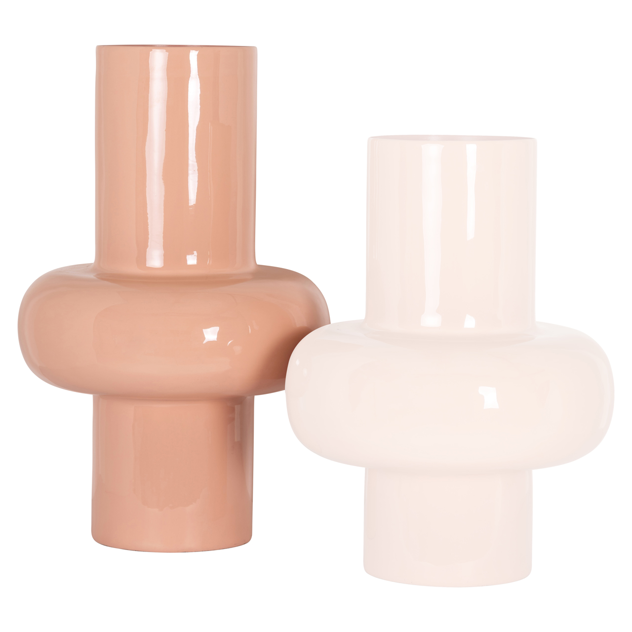 Vase Alison salmon large (Ijzer|Emaille) - Richmond Interiors