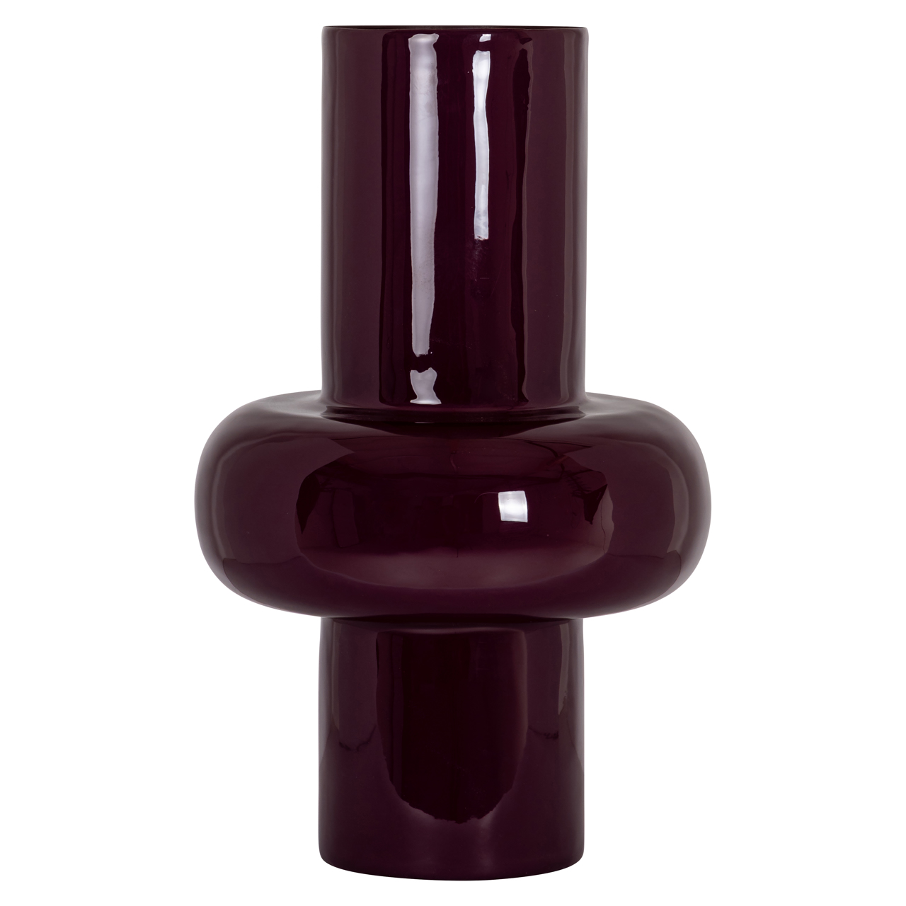 Vase Ashlyn burgundy large - Richmond Interiors