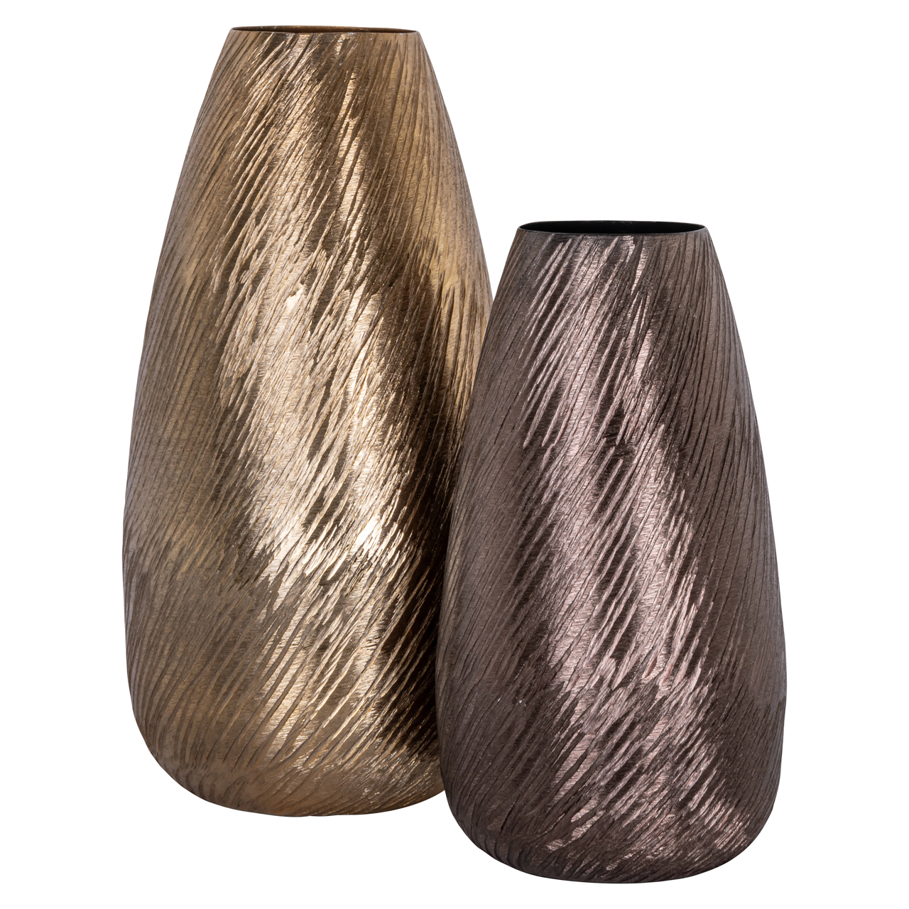 Vase Rizzo bronze (Aluminium) - Richmond Interiors