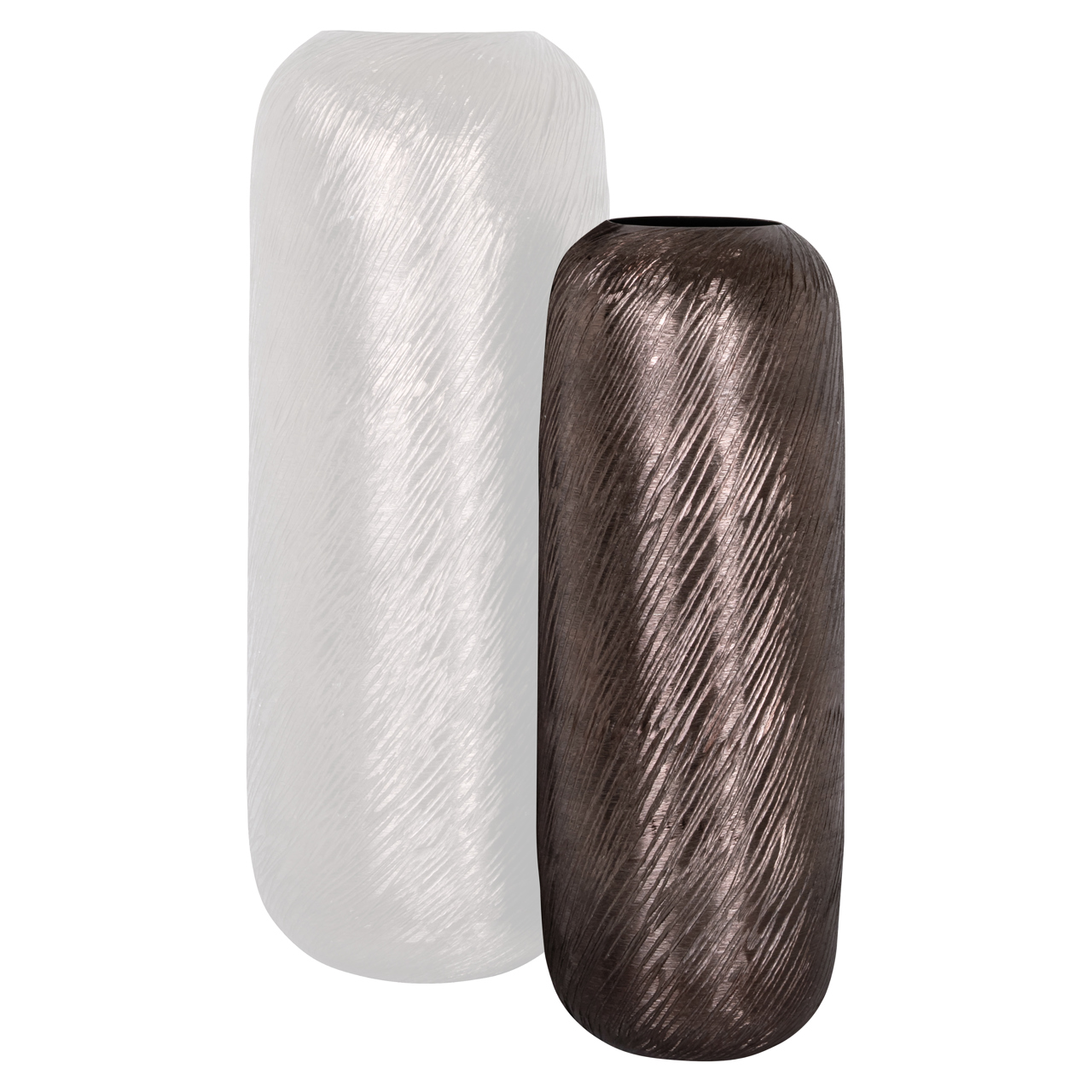 Vase Jilla smoke small (Aluminium) - Richmond Interiors