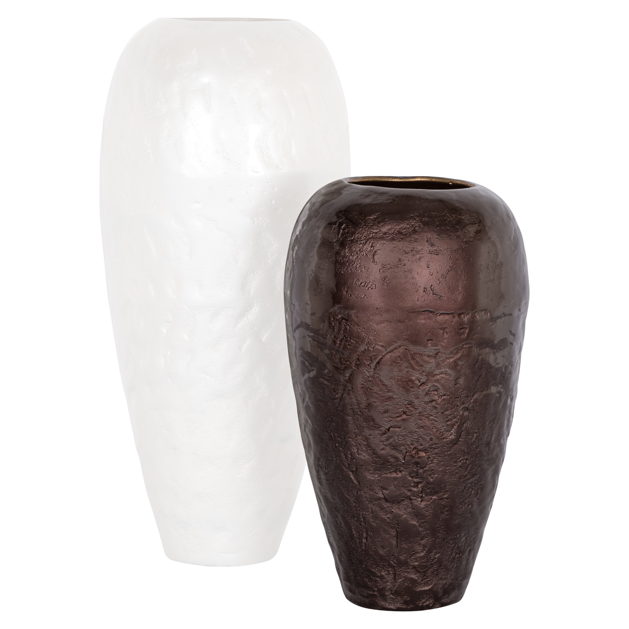 Vase Jillisa dark brown (Aluminium) - Richmond Interiors