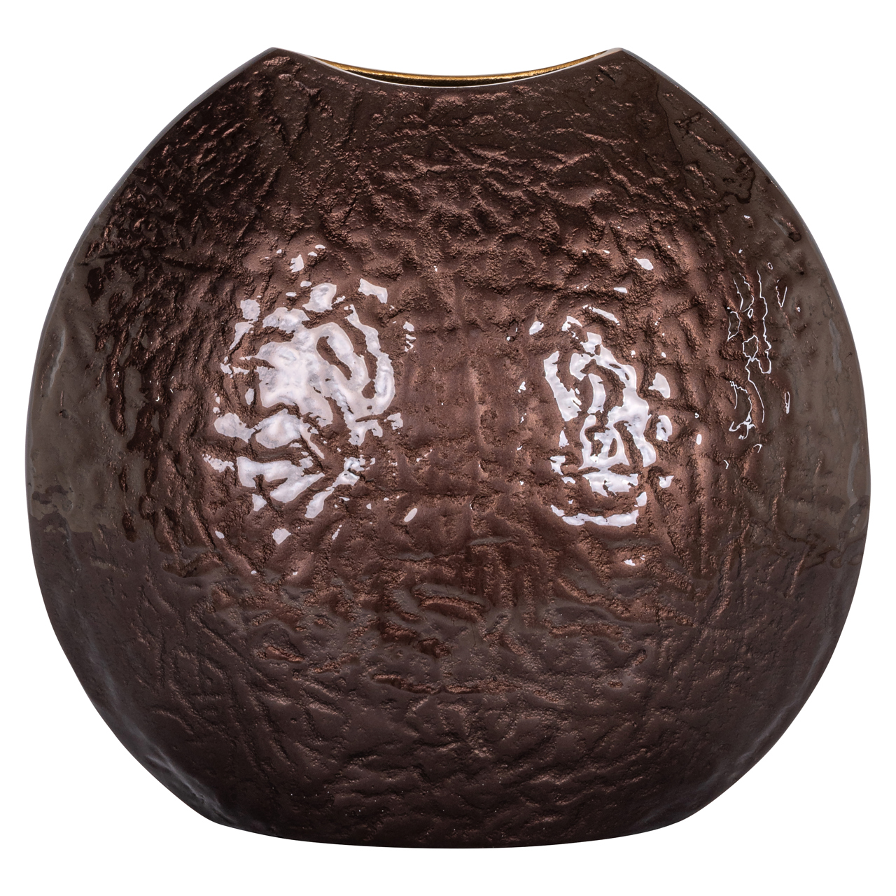 Vase Jony dark brown (Aluminium) - Richmond Interiors