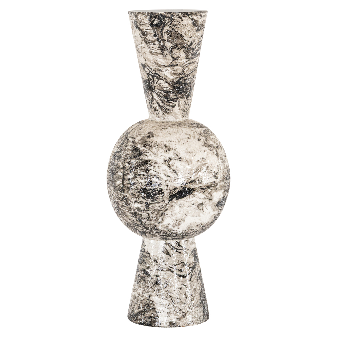 Florry Vase Black/White - Richmond Interiors