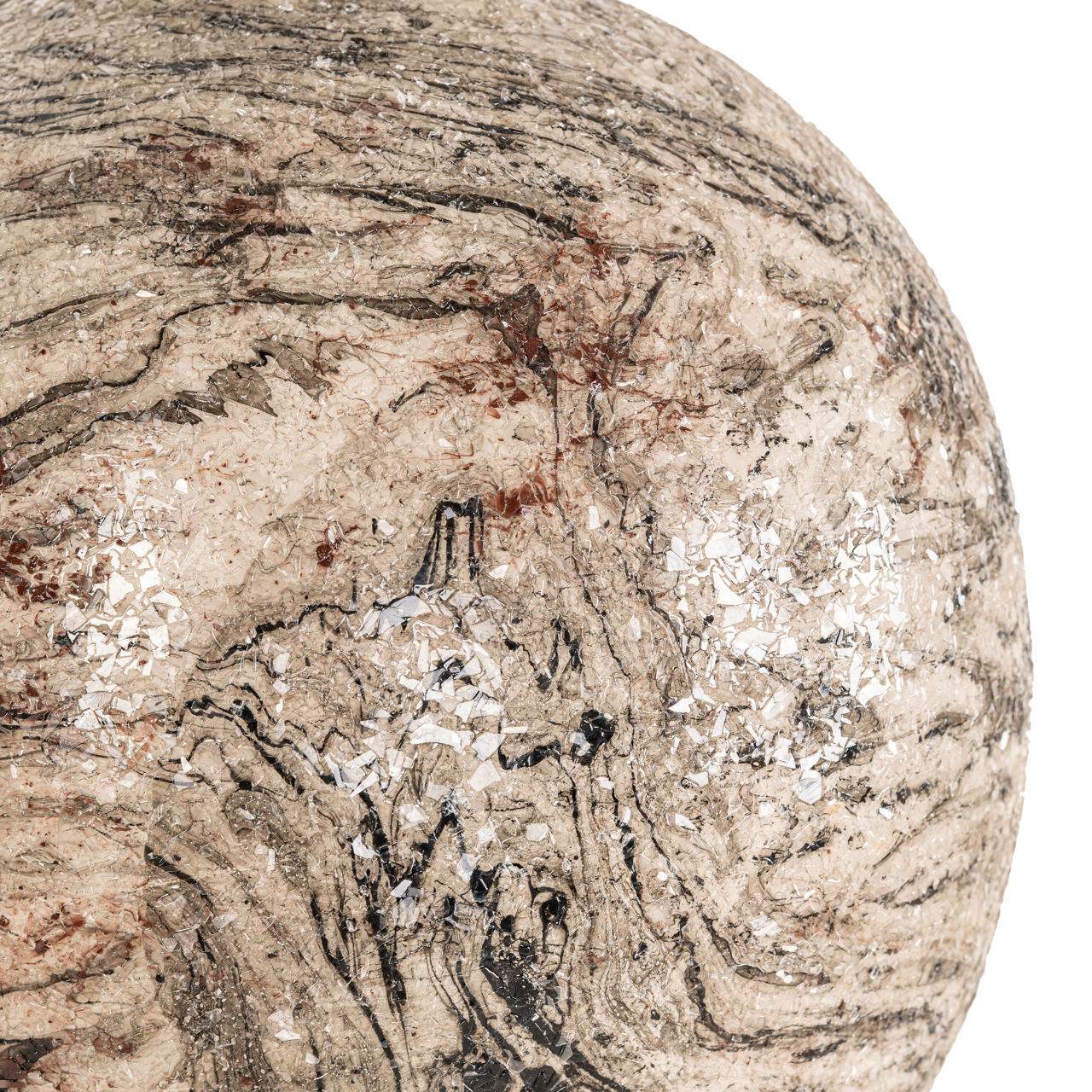 Vase Moisa beige (Ijzer) - Richmond Interiors