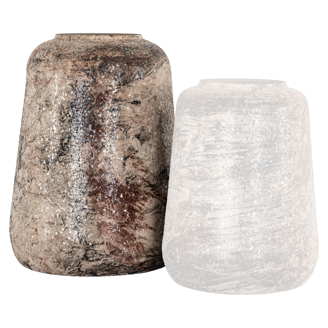 Vase Dena beige large (Ijzer) - Richmond Interiors