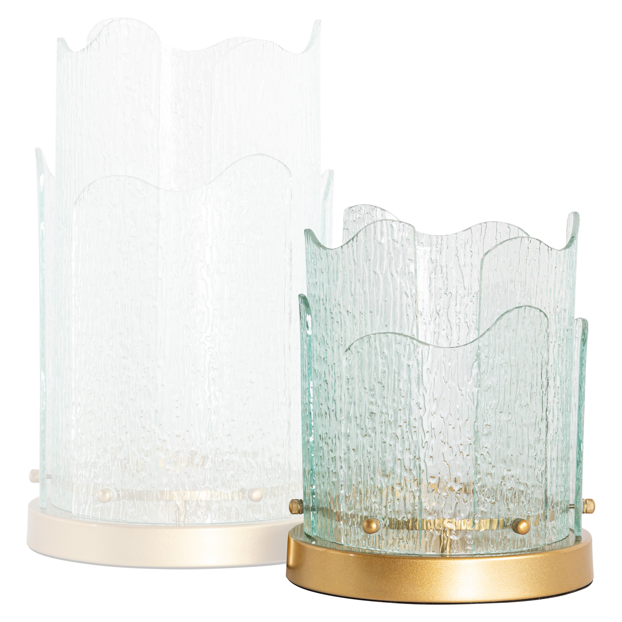 Windlicht Danila gold small (Veiligheidsglas|Ijzer) - Richmond Interiors