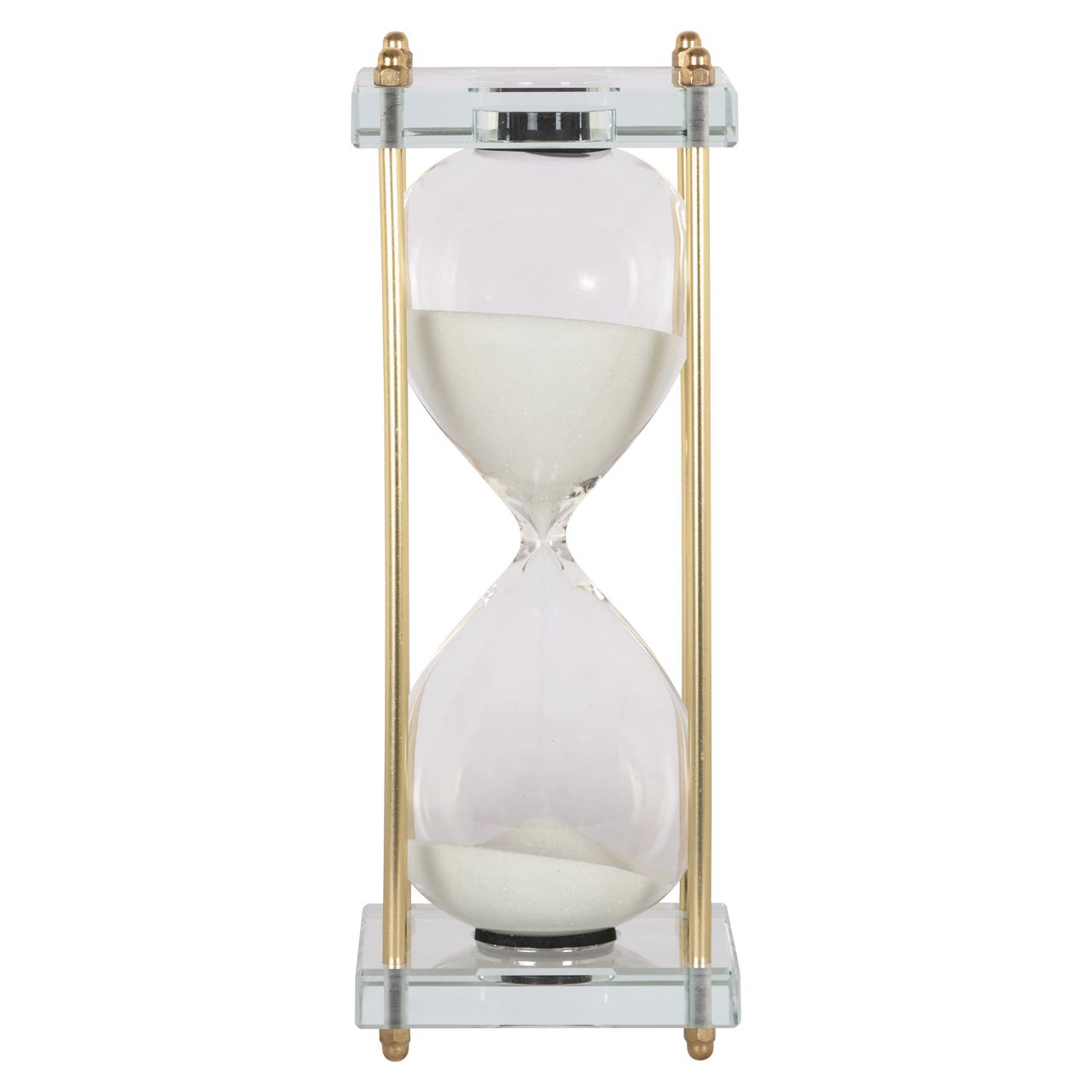 Dekoratives Objekt Gigi gold hourglass (Metall|Glas|Sand) - Richmond Interiors