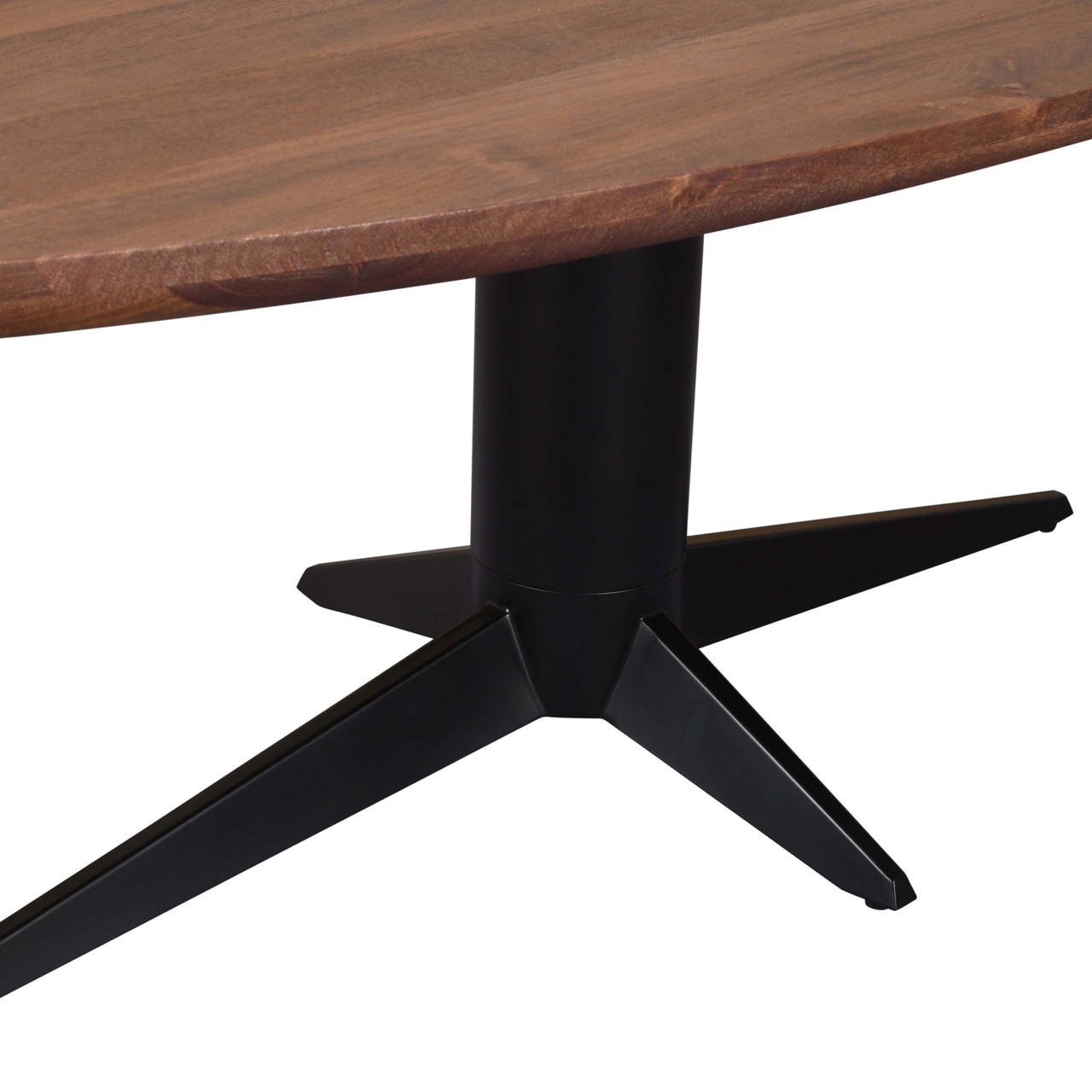 Esstisch Stafford spicebrown oval 230 (Mango|Ijzer|Edelstahl|Kunststoff) - Richmond Interiors