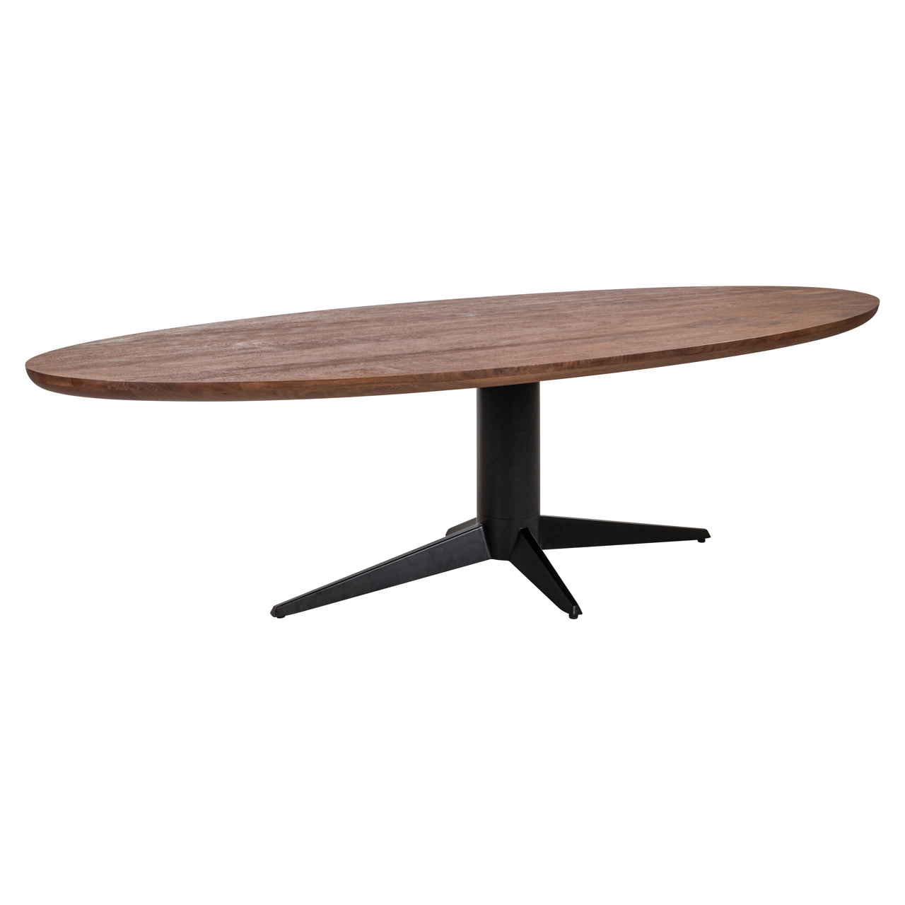 Esstisch Stafford spicebrown oval 280 (Mango|Ijzer|Edelstahl|Kunststoff) - Richmond Interiors