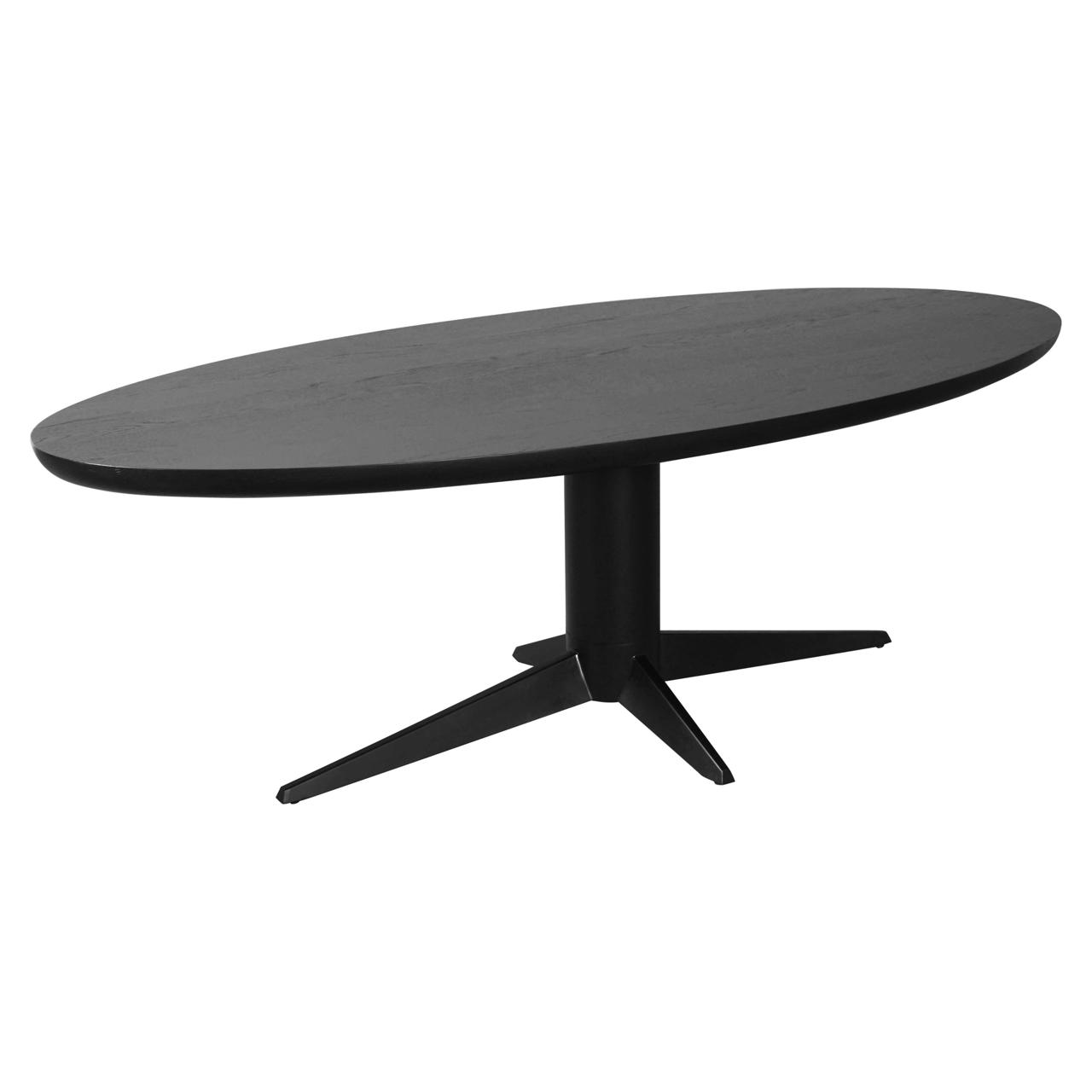 Esstisch Rayford black oval 230 - Richmond Interiors