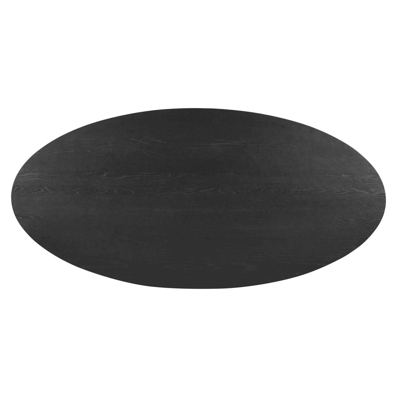 Esstisch Rayford black oval 230 - Richmond Interiors