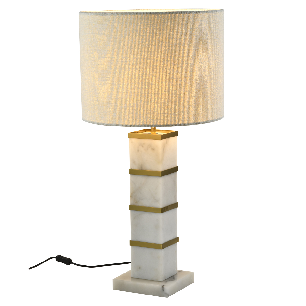 Tischlampe Celinae white including lampshade - Richmond Interiors
