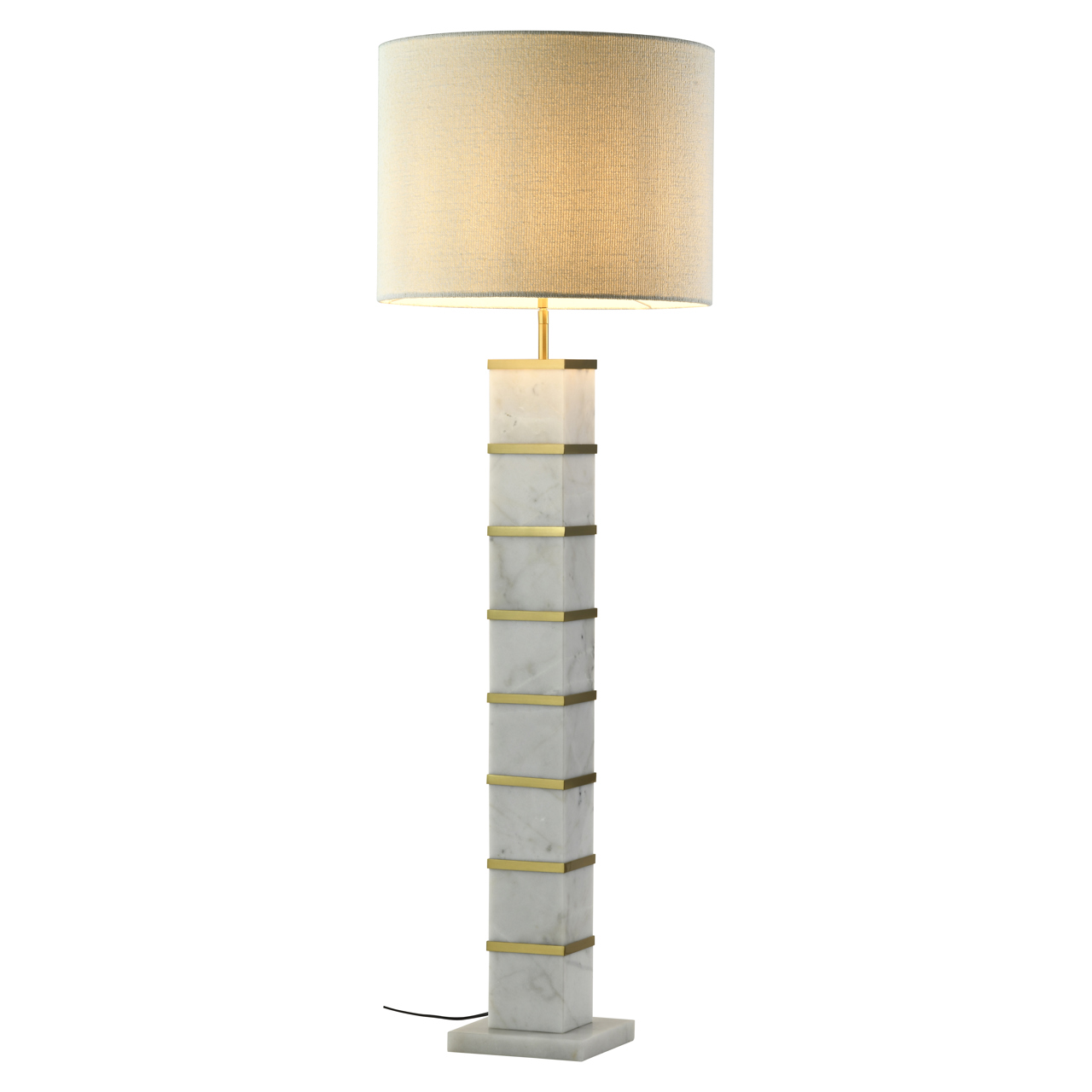 Floor Lamp Celinae white including lampshade - Richmond Interiors