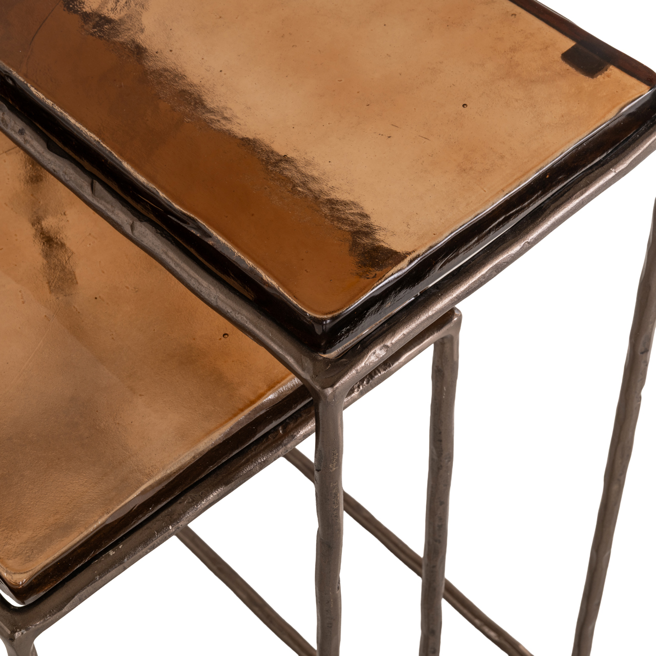 Beistelltisch Villano bronze (Set aus 2) - Richmond Interiors