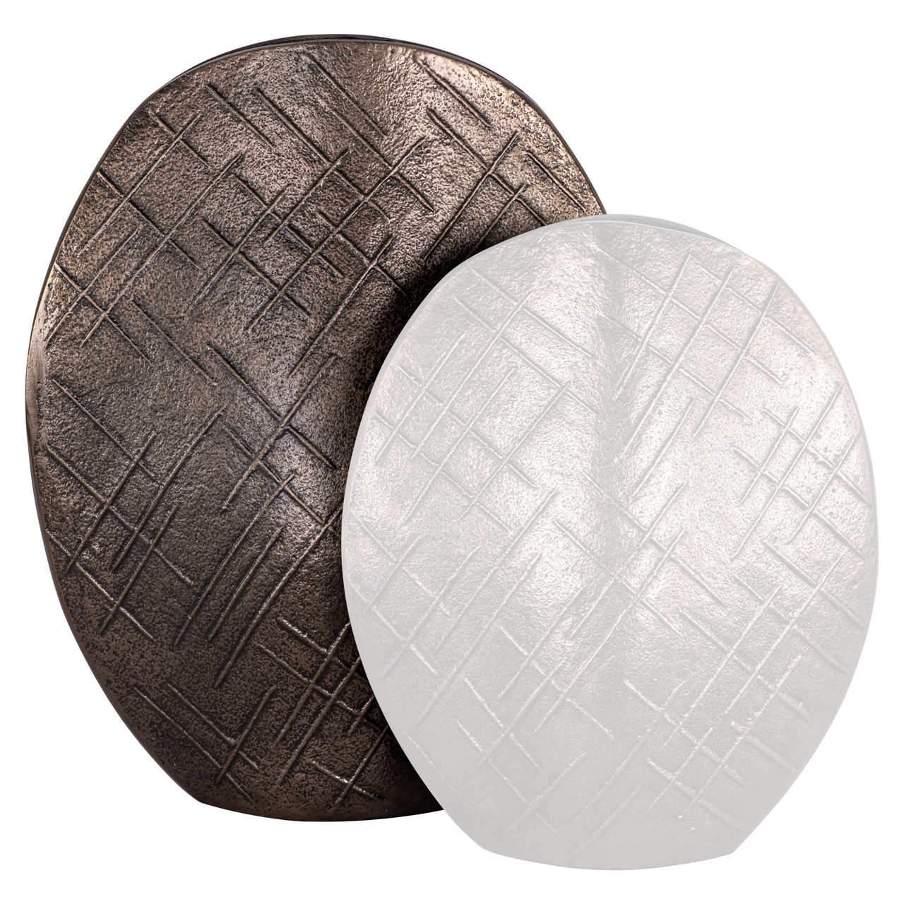 Vase Olivra bronze L (Aluminium) - Richmond Interiors