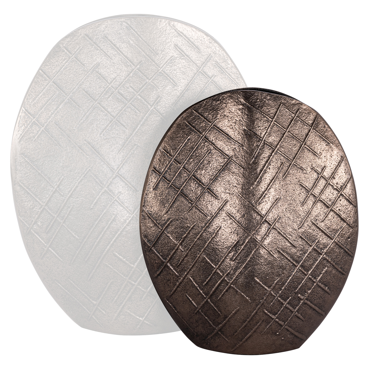 Vase Olivra bronze S (Aluminium) - Richmond Interiors