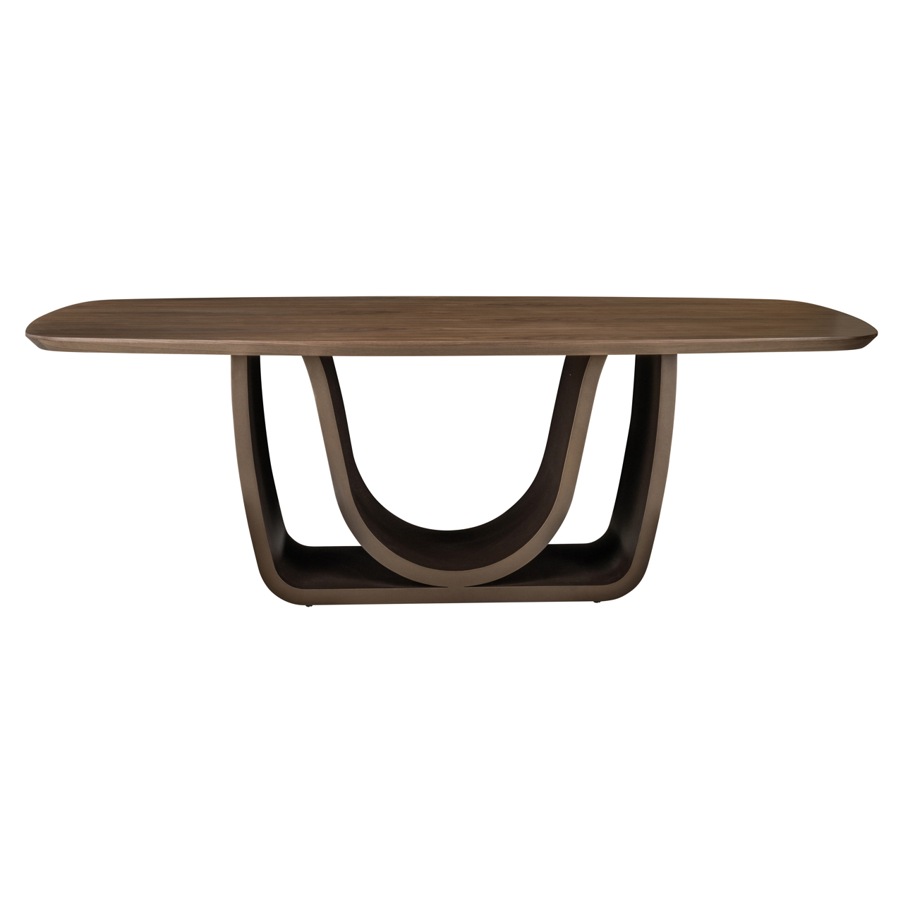 Esstisch Windsor walnut 230 brass base - Richmond Interiors