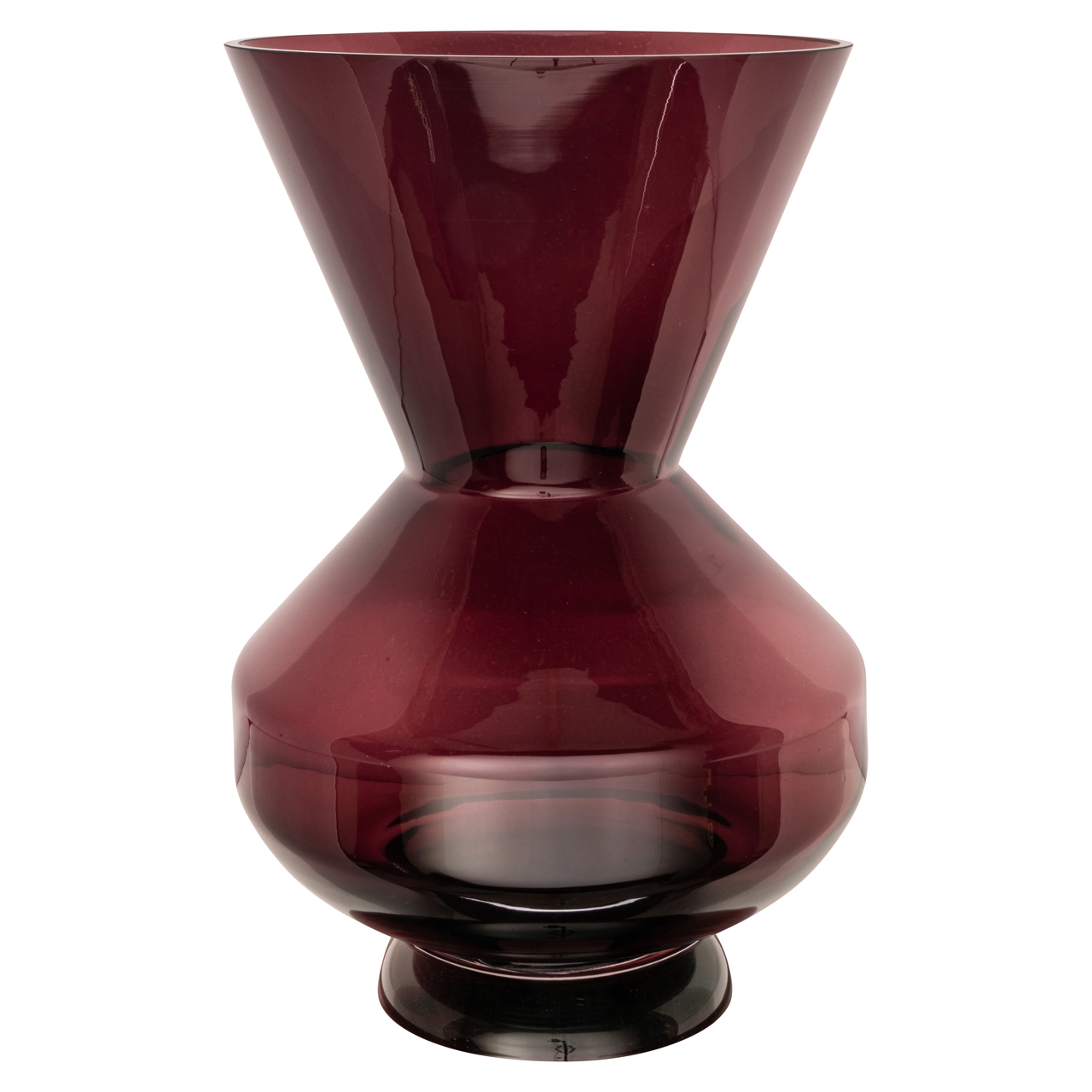Veya burgundy vase - Richmond Interiors