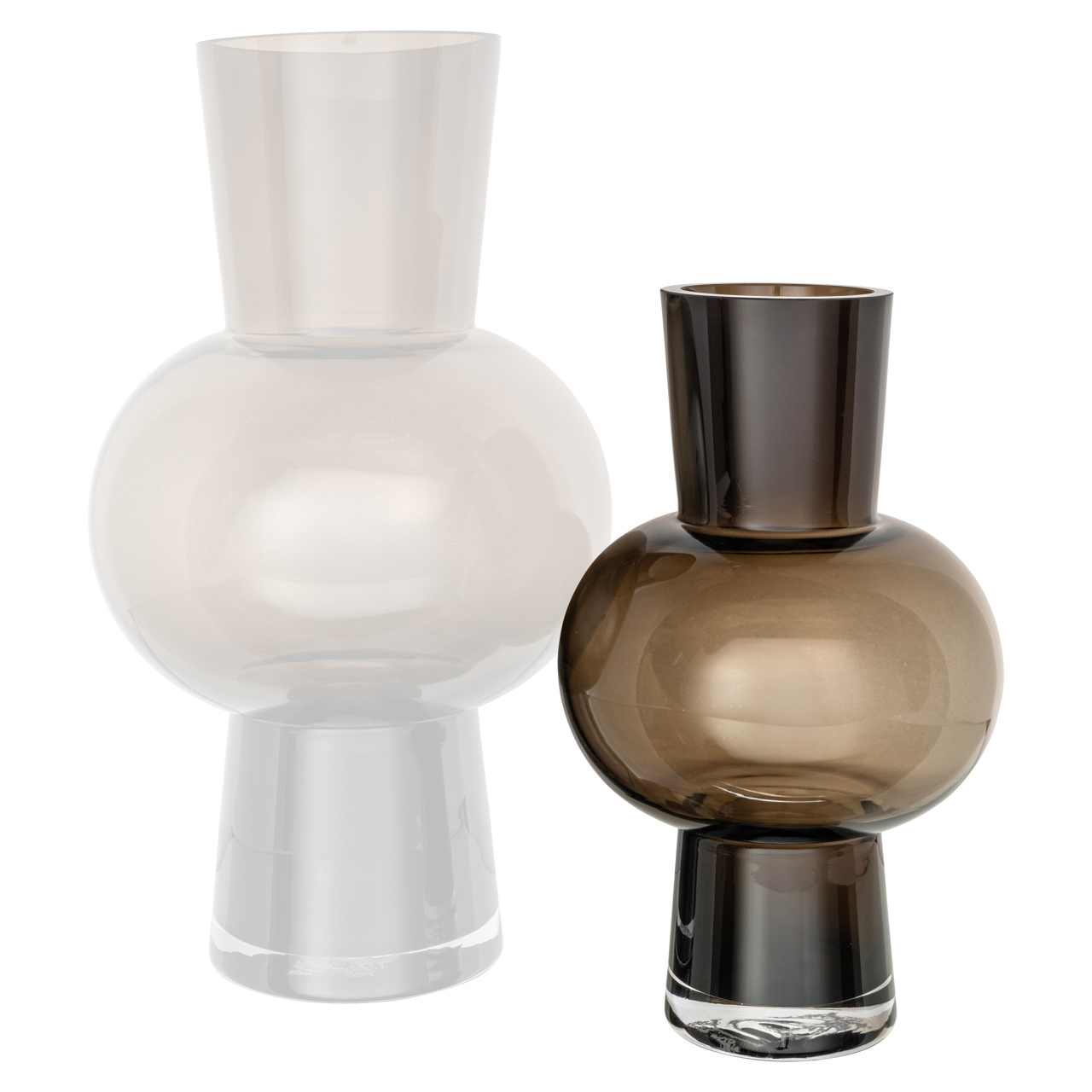 Vase Liora brown small (Veiligheidsglas) - Richmond Interiors