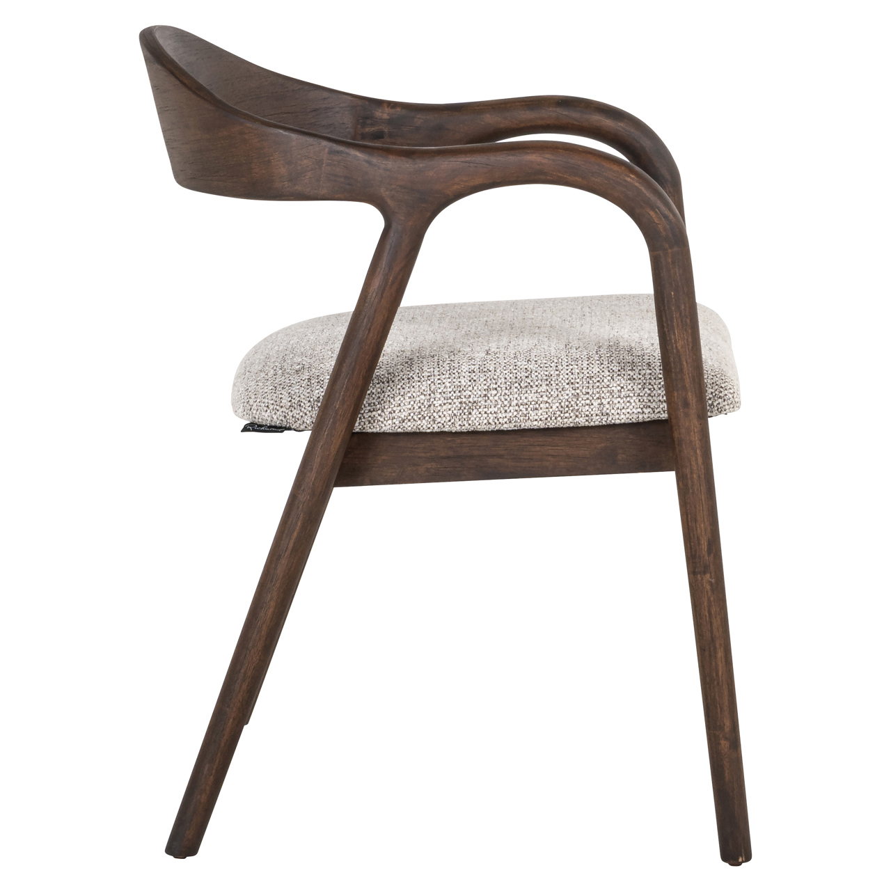 Esszimmerstuhl Mihara mocca fancy feuerhemmend - Richmond Interiors
