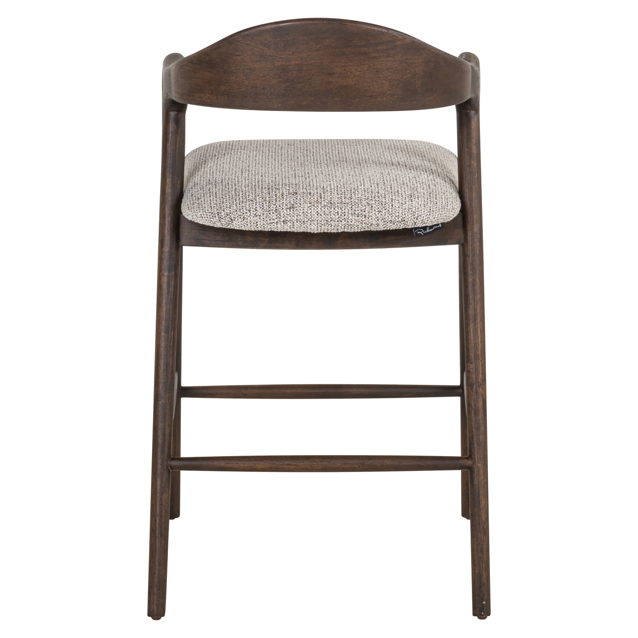Thekenstuhl Mihara mocca fancy feuerhemmend - Richmond Interiors
