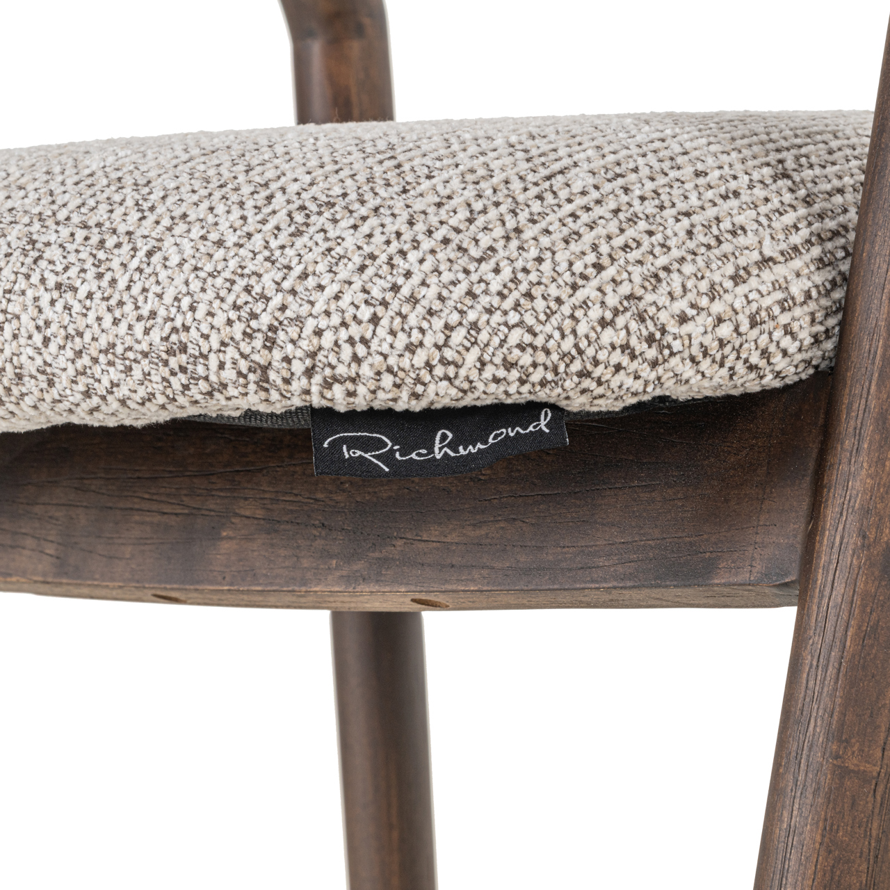 Thekenstuhl Mihara mocca fancy feuerhemmend - Richmond Interiors