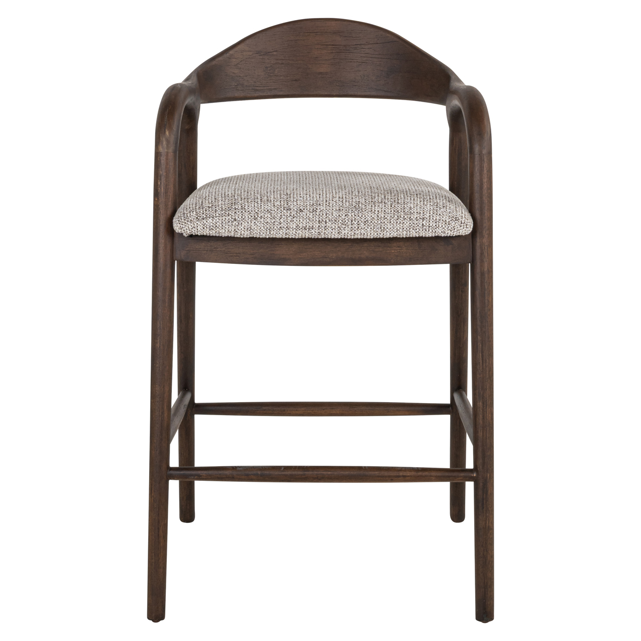 Thekenstuhl Mihara mocca fancy feuerhemmend - Richmond Interiors