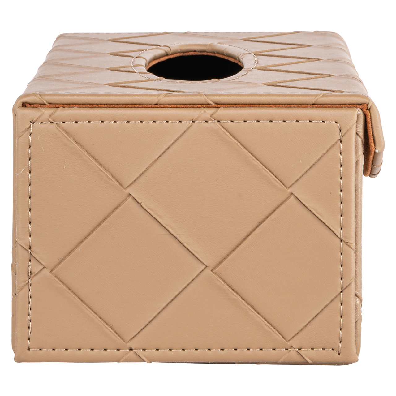 Dekoratives Objekt Molly beige tissue box (Pu Leder|Karton) - Richmond Interiors