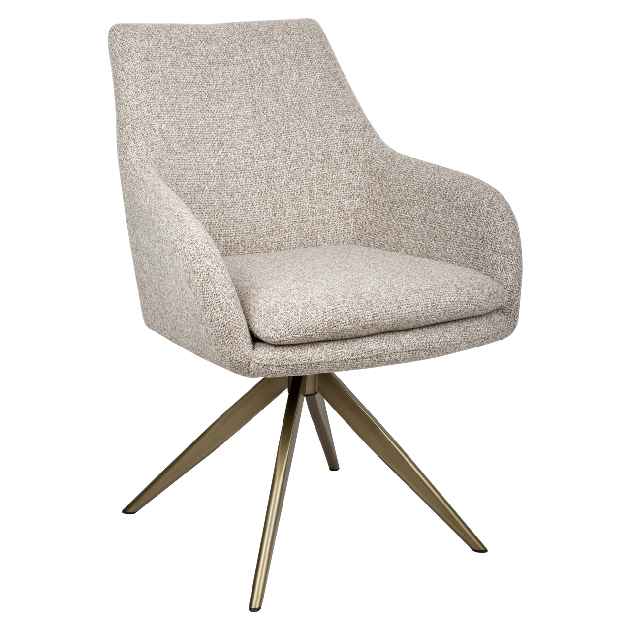 Esszimmerstuhl Lisonne cayenne brown drehbar feuerhemmend - Richmond Interiors