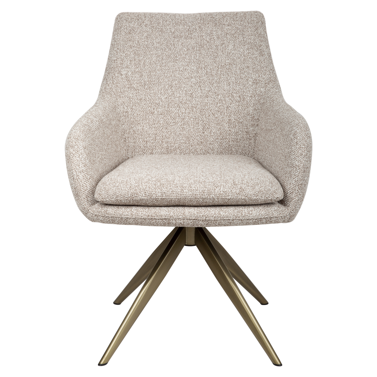 Esszimmerstuhl Lisonne cayenne brown drehbar feuerhemmend - Richmond Interiors