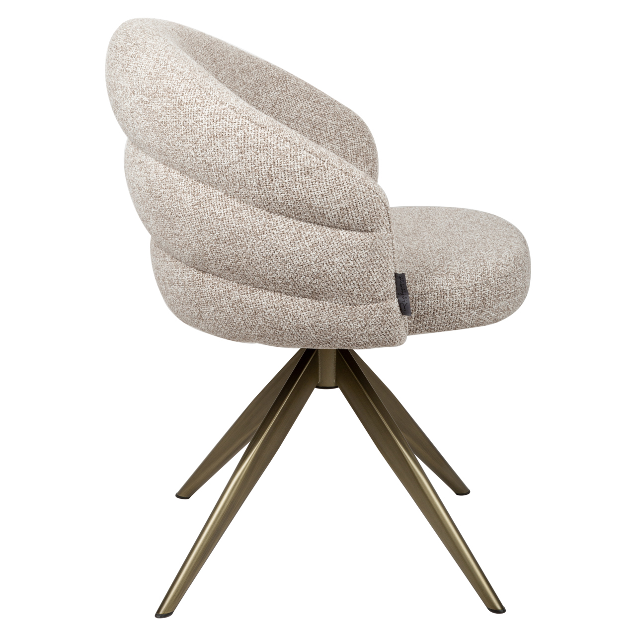 Esszimmerstuhl Zendaya cayenne brown drehbar feuerhemmend - Richmond Interiors
