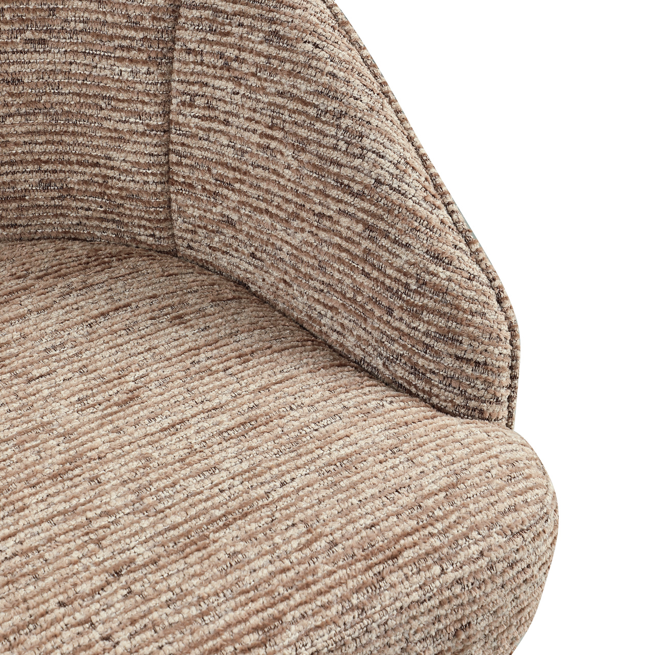 Esszimmerstuhl Beverly mocca linear drehbar - Richmond Interiors