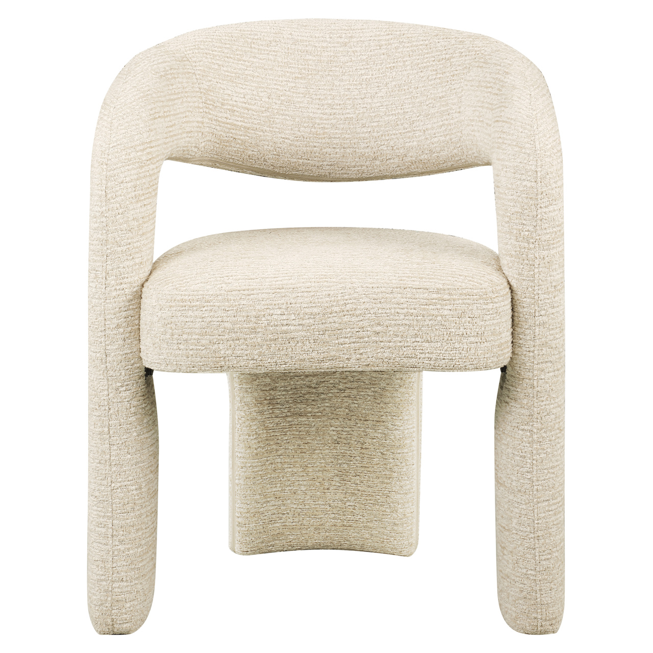 Silla de comedor Soho natural linear retardante de llama - Richmond Interiors