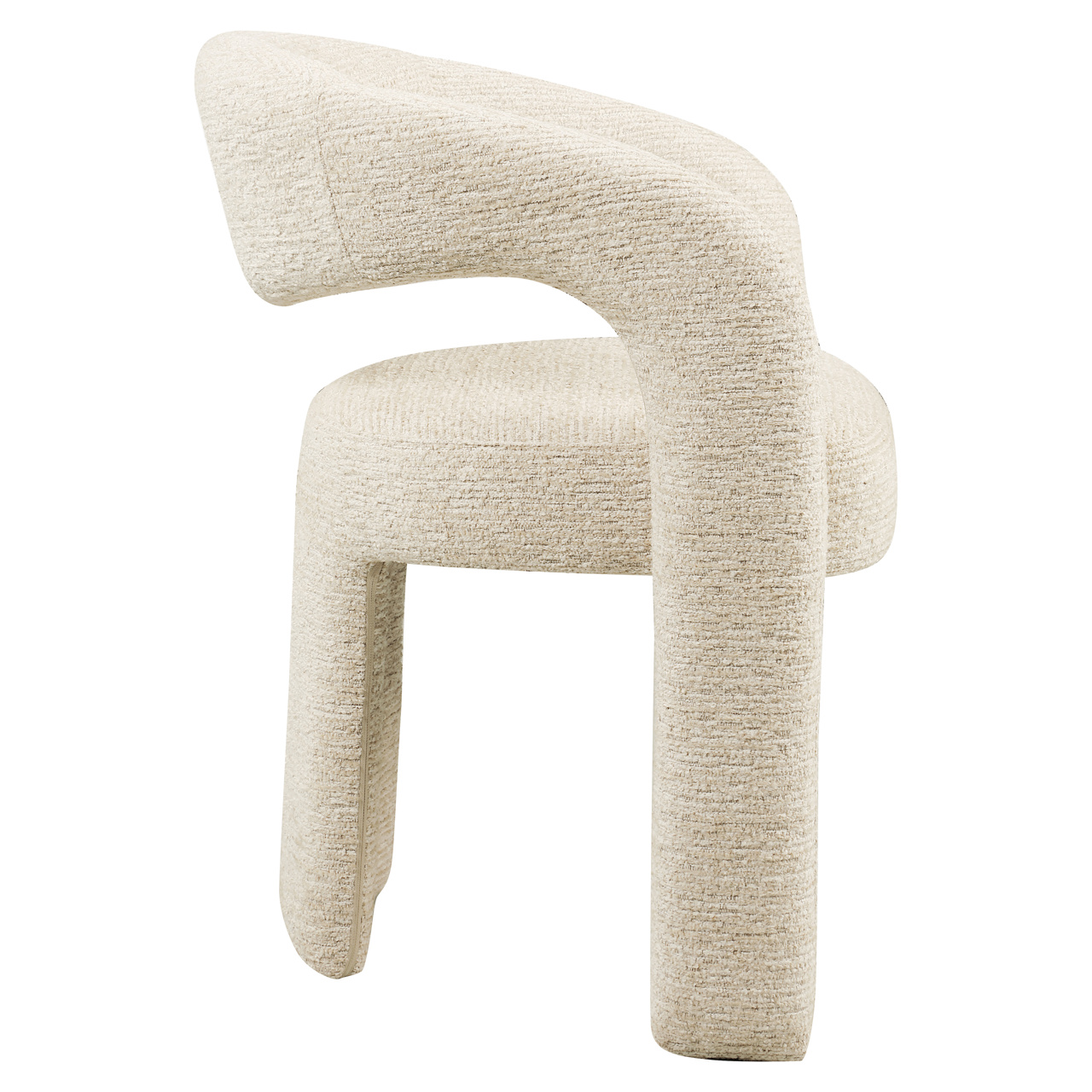 Silla de comedor Soho natural linear retardante de llama - Richmond Interiors