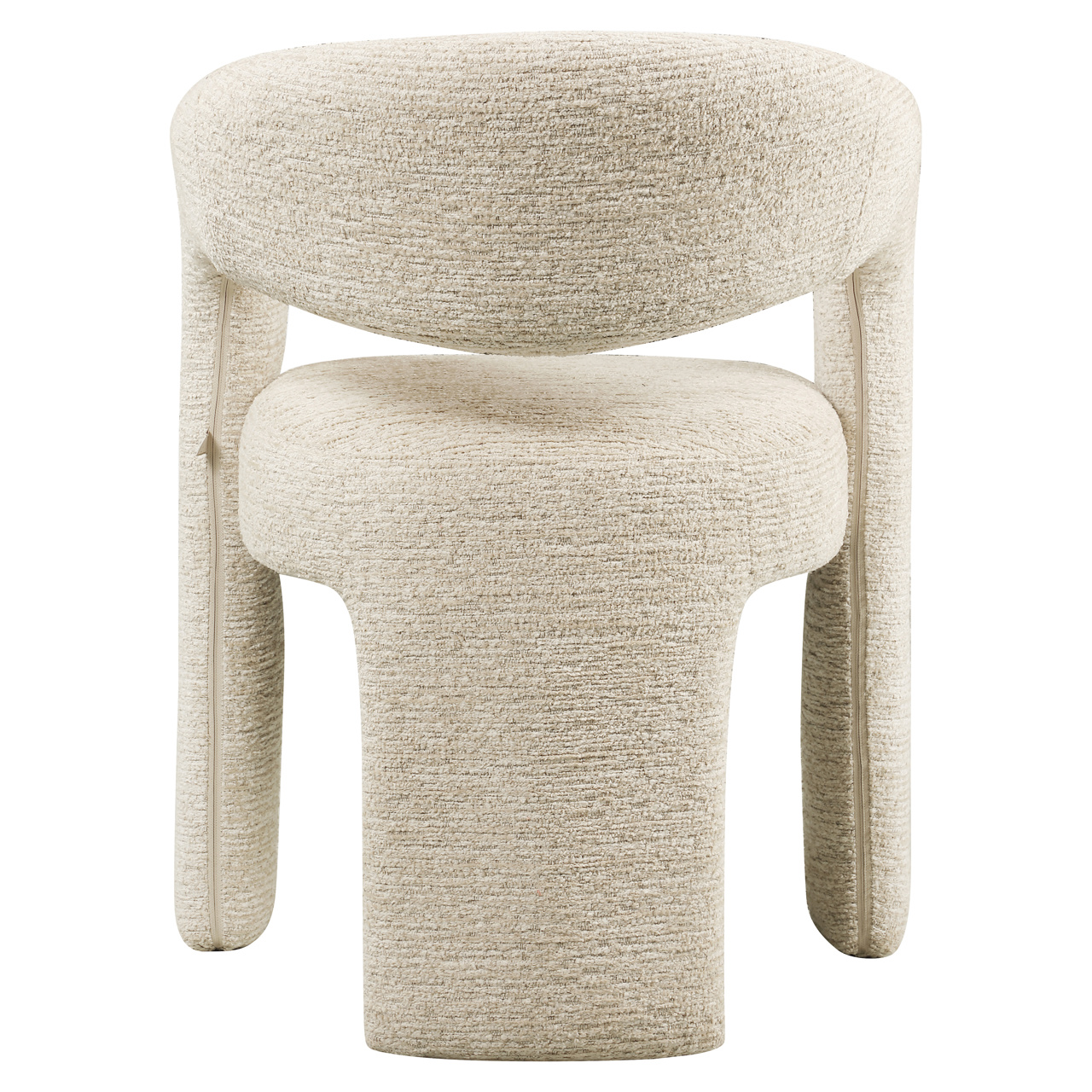 Silla de comedor Soho natural linear retardante de llama - Richmond Interiors