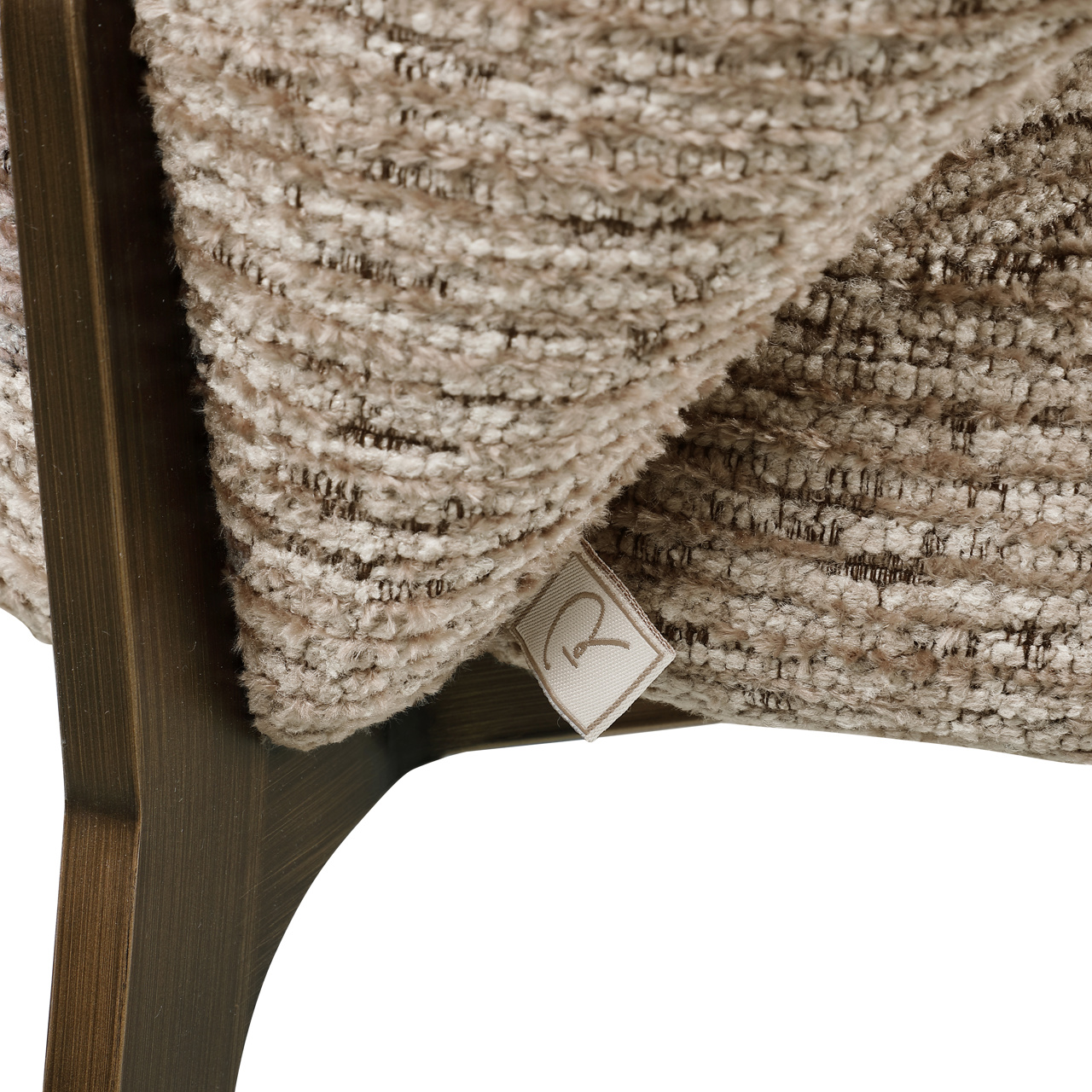 Esszimmerstuhl Kenzi mocca linear feuerhemmend - Richmond Interiors